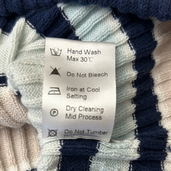 LOVERS + FRIENDS Ribbed Border Stripe Off Shoulder Sweater - Picture 4 of 6